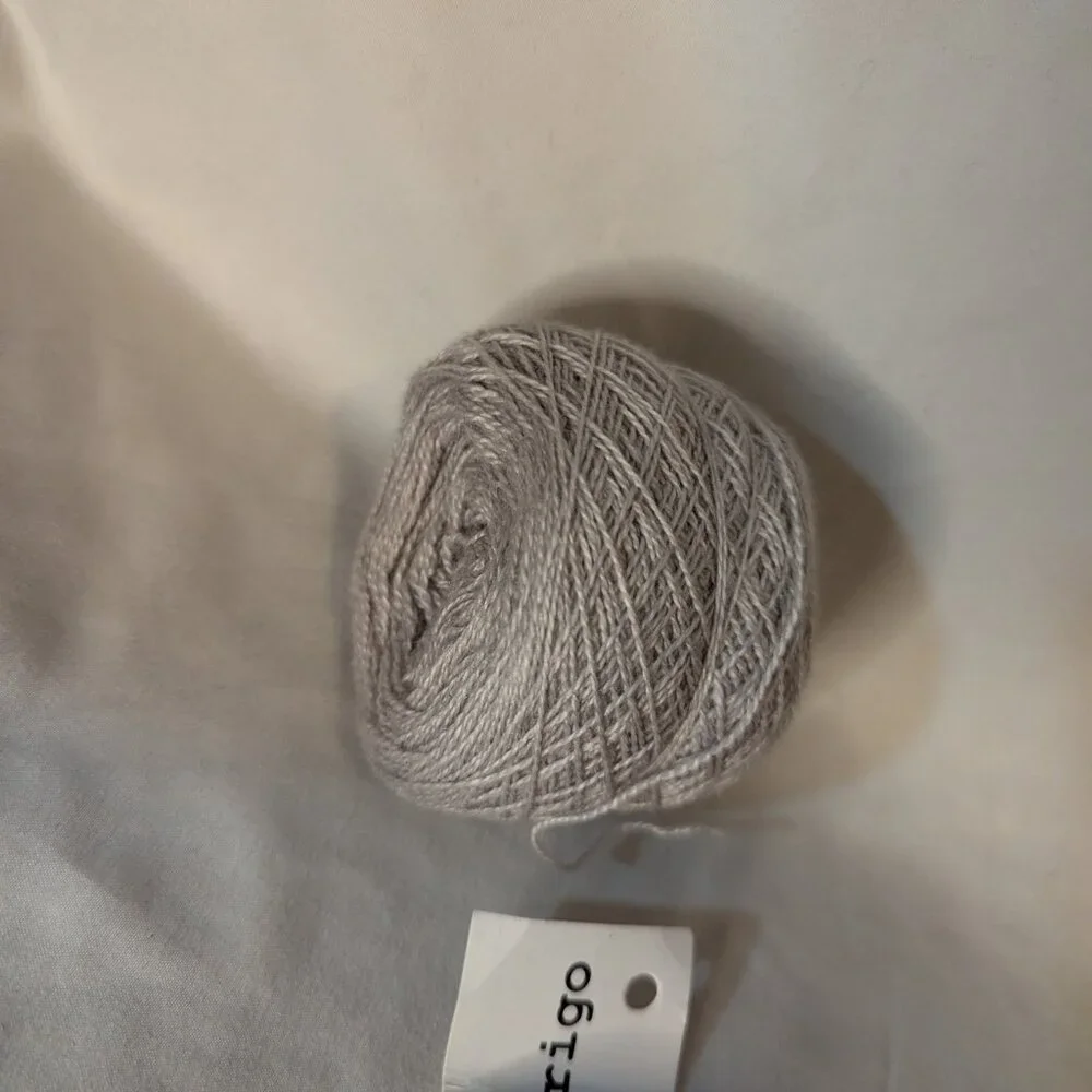 Malabrigo Baby Silk Alpaca Lace Yarn Pearl Silver Gray 40g
